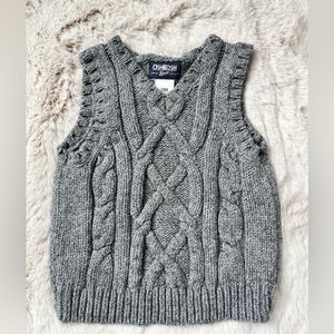 Osh Kosh grey sweater vest.  18 months.